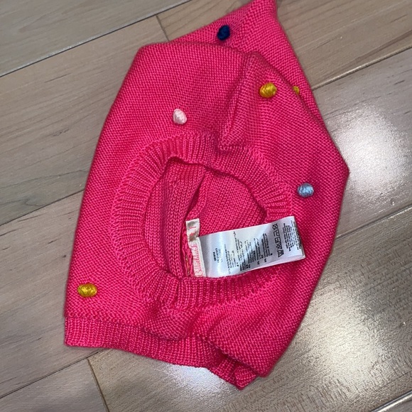 Billiblush designer girls pink soft knit bonnet hat - Picture 5 of 8